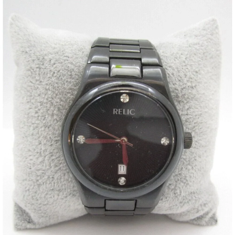 Men Relic Quartz WR Analog 38mm Round Watch (H567) 